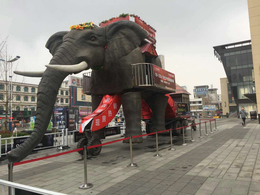 *机械大象巡游出租巨型机器象活动宣传游街租赁