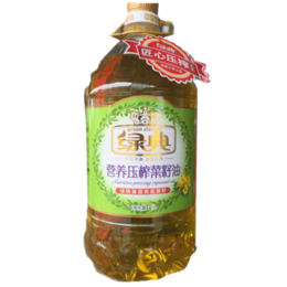 绿典营养压榨菜籽油   5L