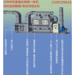 塑料厂废气处理装置 催化燃烧环保设备