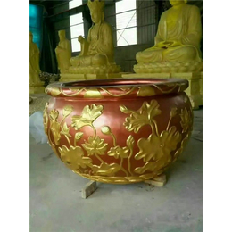 昌盛铜雕,纯铜故宫缸,2米纯铜故宫缸