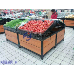 钢木果蔬货架,钢木水果货架(图),钢木果蔬货架柜子