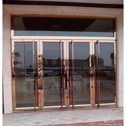 天津安装肯德基玻璃门推拉门无框门有框门娴熟