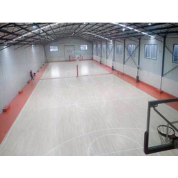 南京篮球场馆运动木地板睿聪体育篮球馆运动木地板安装时避免问题