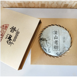 民族特色普洱茶包装礼盒精美100g饼茶