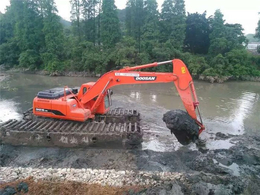 小型湿地挖掘机-民强水陆挖掘机-长沙湿地挖掘机
