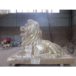 云南铜雕狮子、泽璐雕塑、铜雕狮子定做