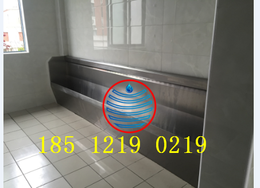 南京学校不锈钢小便池槽安装施工