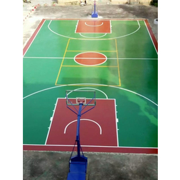 硅pu篮球场修补|美润建筑材料|汕尾硅pu篮球场