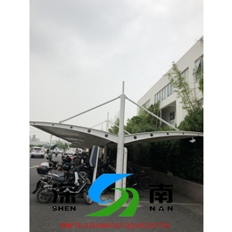 上海膜结构车棚厂家 自行车车棚造价 充电桩车棚安装