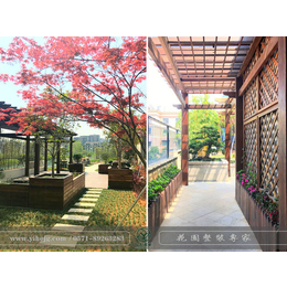 别墅花园、杭州一禾园林景观工程、别墅花园设计