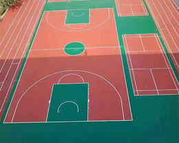 硅PU羽毛球场地面施工-绿健塑胶-忻州硅PU羽毛球场地面