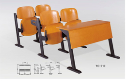    铝合金 连排椅课桌椅活动脚排椅