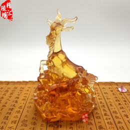 广州古法琉璃五羊纪念品 五羊雕像摆件 特色纪念礼品定做