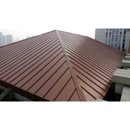 0.7厚氟碳漆铁青灰铝镁锰金属屋面板430型330型钛锌板