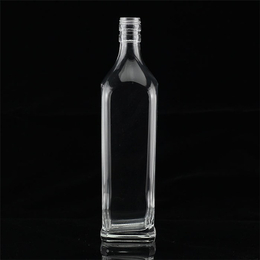 白山洋酒瓶|山东晶玻集团|长方形洋酒瓶