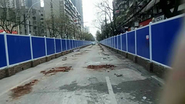咸宁PVC围挡+湖北省首批低碳经济试点市围挡护栏