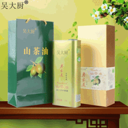 吴大厨山茶油1.6l物理压榨茶籽油食用油月子油长寿油礼盒装缩略图