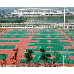 安庆硅pu球场、安徽国优、水性硅pu球场