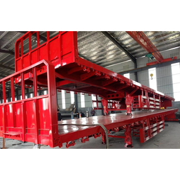 广东平板车10.5米11米13米三轴拖卡挂板车轻型全新