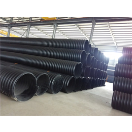 HDPE钢带增强波纹管价格、山东中大塑管管材