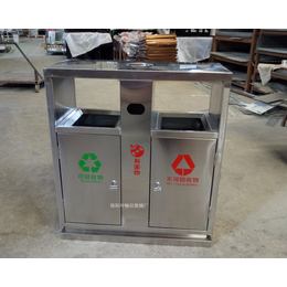 昌都不锈钢垃圾桶批发 金属垃圾桶 钢制环卫垃圾箱定制