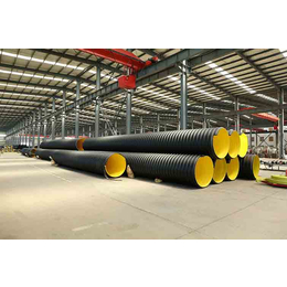 圣大管业厂家*供应安徽马鞍山市HDPE双壁波纹管排水管