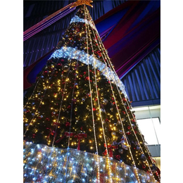 华亦彩景观来图定制,酒店大型圣诞树,济南大型圣诞树