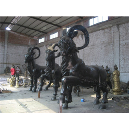 宁波铜雕羊-艺都雕塑-动物铜雕羊定制