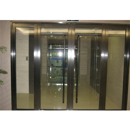 天津河北区钢化玻璃门安装 厂家定制电动玻璃门款式齐全