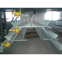 生产养蛋鸡笼具3层四层蛋鸡笼养殖阶梯式蛋鸡笼 养鸡设备
