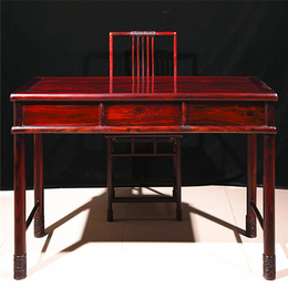 红木办公桌椅价格、红木办公桌、【鑫华红木家具】保质保量