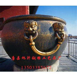 铜大缸图片、内蒙古铜大缸、旭升铜工艺品