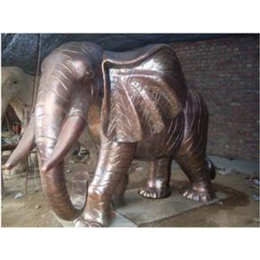 黑龙江喷水铜大象价格-旭升铜雕