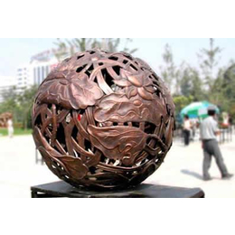 镂空球铜雕塑|晋城镂空球铜雕|泽璐铜雕