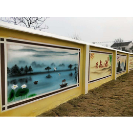 新农村文化墙彩绘价格|蚌埠新农村文化墙彩绘|苏州米兰墙绘