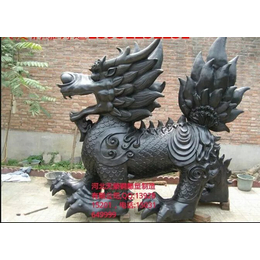 万宁市麒麟、信誉商家、仿古青铜麒麟雕塑制作