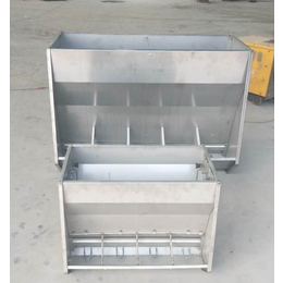 厂家*育肥双面料槽单面料槽不锈钢料槽保育猪用喂食槽采食槽