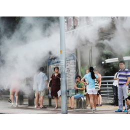 锦胜雾森-夏季室内外喷雾降温造景-人造雾设备