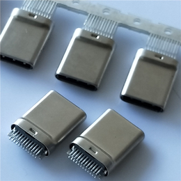 USB 3.1 Type-C公头满PIN夹板5A电流USB