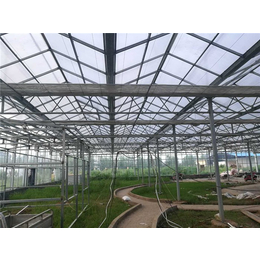 玻璃温室连栋大棚造价-亿农农业-周口玻璃温室连栋大棚