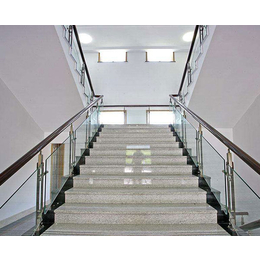 学校玻璃楼梯定制价格、杭州美家楼梯(图)