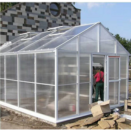 供应潍坊温室透明保温pc阳光板大棚