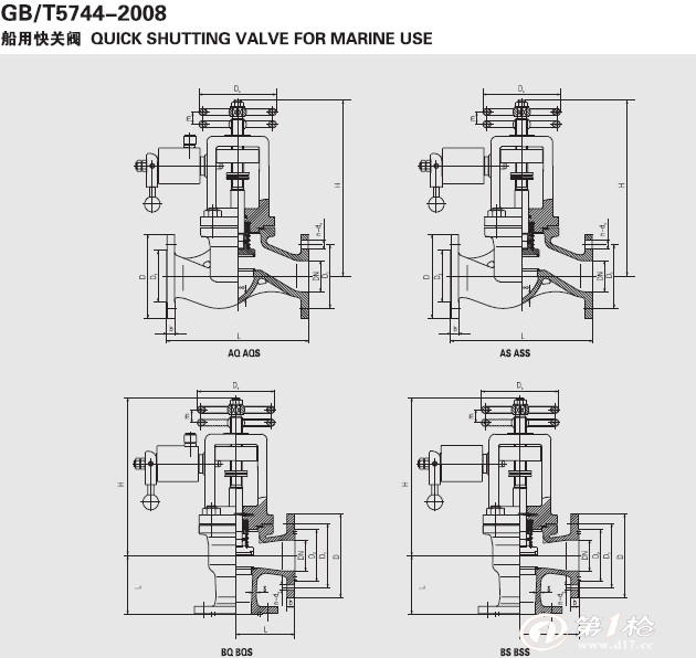 船用燃油速闭阀结构图图片