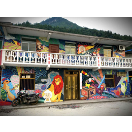 景德镇申达陶瓷厂(图)、景区宣传陶瓷壁画、壁画