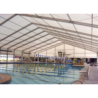 亚太篷房（常州）制造公司定制室外游泳池遮阳蓬篮球馆篷房 