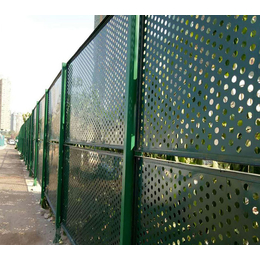 清远公园围蔽施工护栏 白色冲孔围挡2.5米现货 广州冲孔护栏