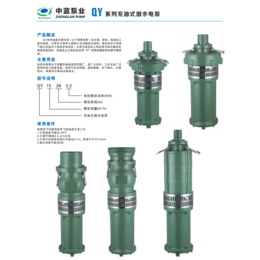 中蓝泵业QY充油式潜水电泵