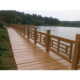 芜湖河道栏杆-顺安景观栏杆(图)-仿木河道栏杆