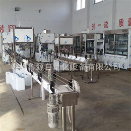 调和油灌装贴标机厂家-贴标机厂家-青州鲁源灌装生产线
