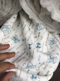 库存现货 现货供应  全棉布头  宝宝睡袋 布料 批发缩略图
